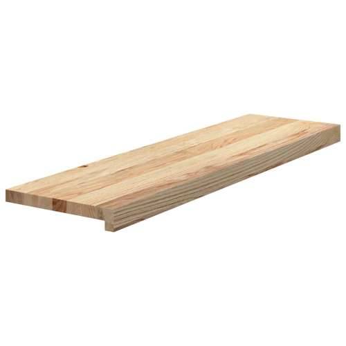 Gazišta za stepenice 12 kom od netretirane masivne hrastovine - Prirodna 90 x 25 x 2 cm 12 Cijena