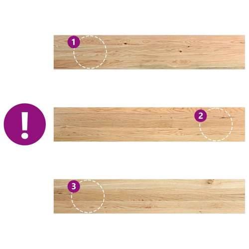 Prozorske klupice 2 kom 140x30x2 cm netretirane masivne hrast - Prirodna 140 x 30 x 2 cm 1 Cijena