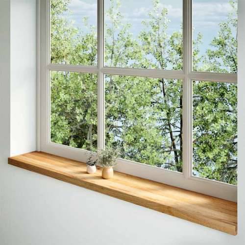 Prozorske klupice 2 kom svijetlosmeđe 160x25x2 cm masivne hrast - Svjetlosmeđa 160 x 25 x 2 cm 1 Cijena