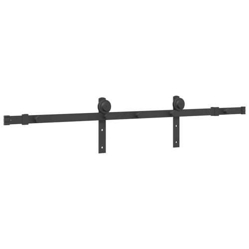 Gornja vodilica za klizna vrata 152 cm čelični crni - 152 cm 1 Cijena