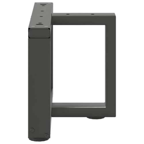 Noge za klub stolić T-oblika 2 kom antracit 50x25x(30-31) cm čelik - Antracit 50 x 25 x (30-31) cm 1 Cijena