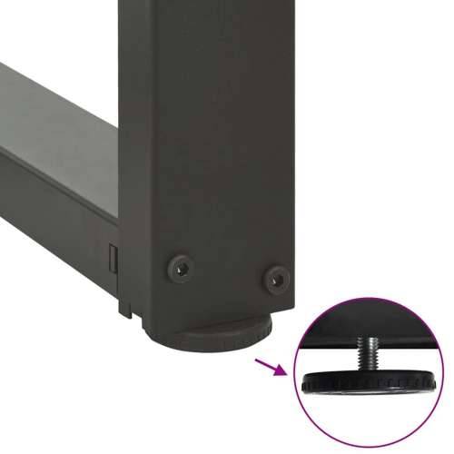 Noge za klub stolić T-oblika 2 kom antracit 50x25x(30-31) cm čelik - Antracit 50 x 25 x (30-31) cm 1 Cijena