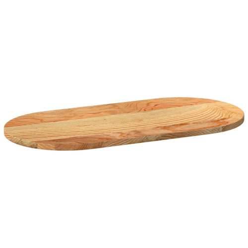 Stolna ploča svjetlosmeđa 80x40x2 cm ovalna masivna hrastovina - Svjetlosmeđa 80 x 40 x 2 cm 1 Cijena