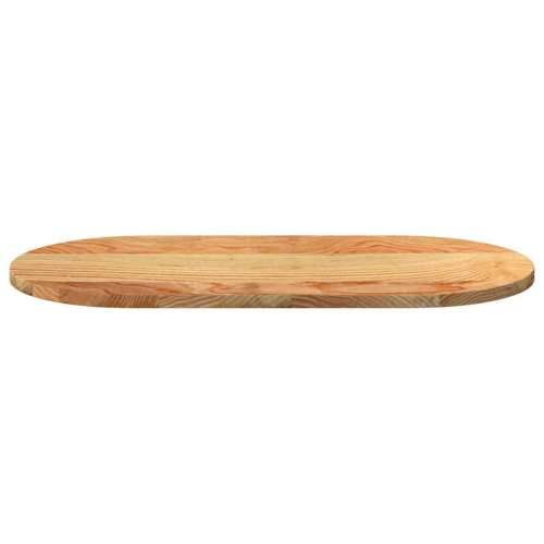 Stolna ploča svjetlosmeđa 80x40x2 cm ovalna masivna hrastovina - Svjetlosmeđa 80 x 40 x 2 cm 1 Cijena