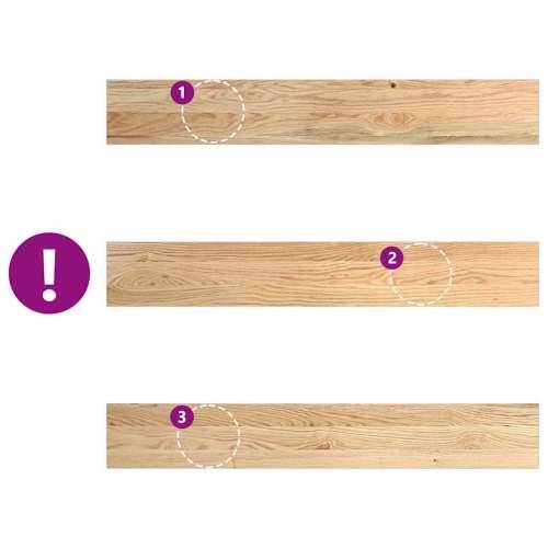 Prozorske klupice 2 kom 100x15x2 cm netretirane masivne hrast - Prirodna 100 x 15 x 2 cm 1 Cijena
