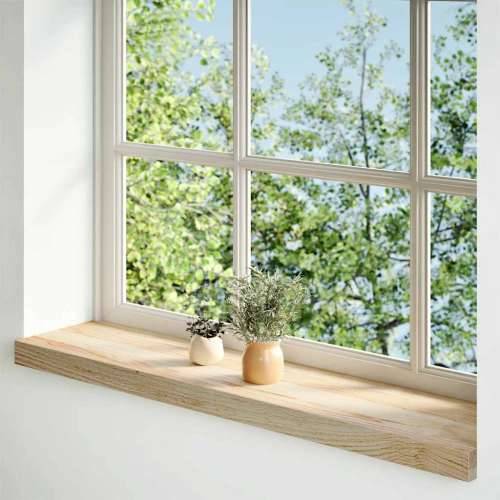 Prozorske klupice 2 kom 90x20x2 cm netretirane masivne hrast - Prirodna 90 x 20 x 2 cm 1 Cijena