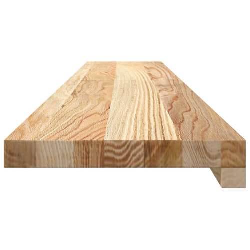 Prozorske klupice 2 kom 110x20x2 cm netretirane masivne hrast - Prirodna 110 x 20 x 2 cm 1 Cijena