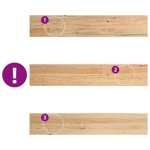 Prozorske klupice 2 kom 110x20x2 cm netretirane masivne hrast - Prirodna 110 x 20 x 2 cm 1 Cijena