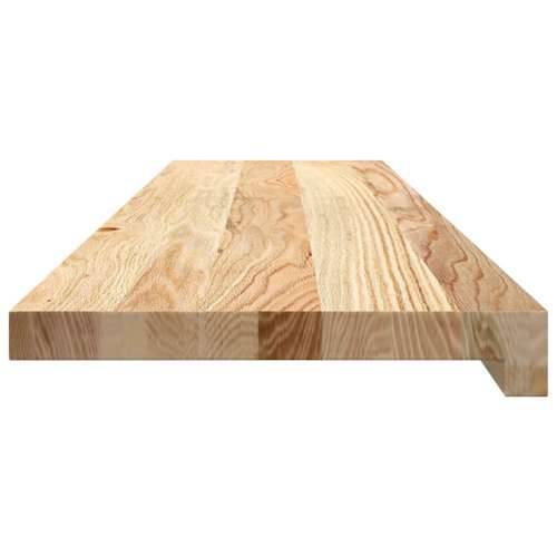 Prozorske klupice 2 kom 100x30x2 cm netretirane masivne hrast - Prirodna 100 x 30 x 2 cm 1 Cijena