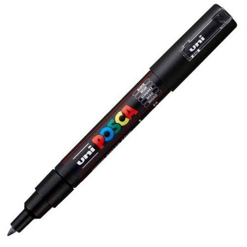 Marker/flomaster POSCA PC-1M Crna (6 kom.) Cijena