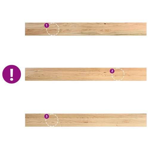 Prozorske klupice 2 kom 140x15x2 cm netretirane masivne hrast - Prirodna 140 x 15 x 2 cm 1 Cijena