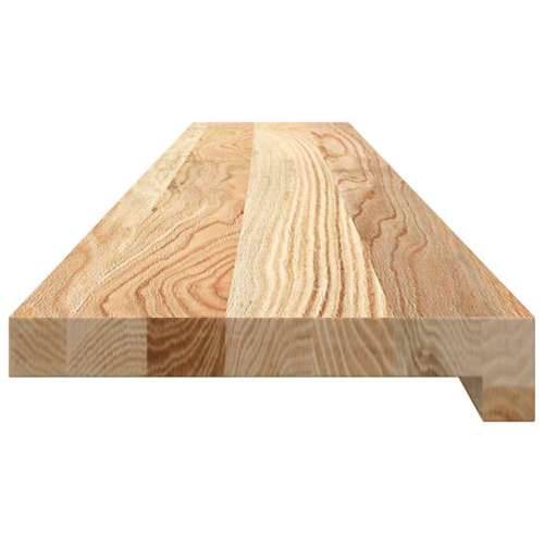 Prozorske klupice 2 kom 120x20x2 cm netretirane masivne hrast - Prirodna 120 x 20 x 2 cm 1 Cijena