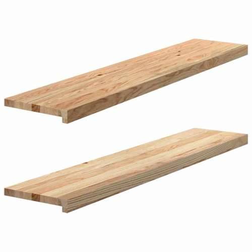 Prozorske klupice 2 kom 120x30x2 cm netretirane masivne hrast - Prirodna 120 x 30 x 2 cm 1 Cijena