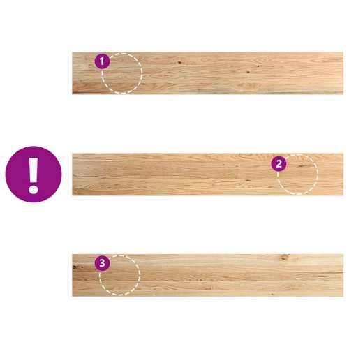 Prozorske klupice 2 kom 160x30x2 cm netretirane masivne hrast - Prirodna 160 x 30 x 2 cm 1 Cijena