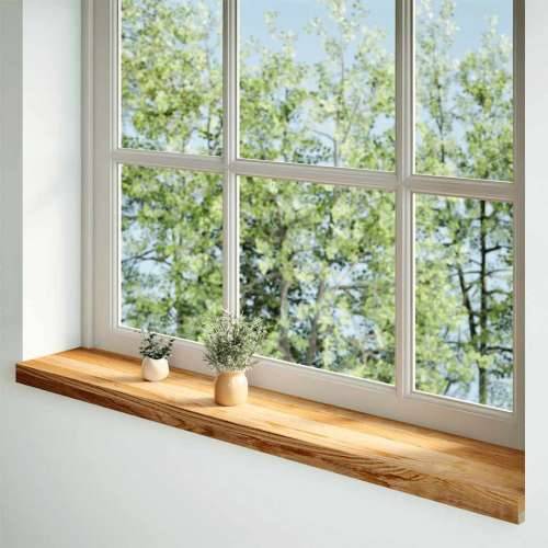 Prozorske klupice 2 kom svijetlosmeđe 160x20x2 cm masivne hrast - Svjetlosmeđa 160 x 20 x 2 cm 1 Cijena