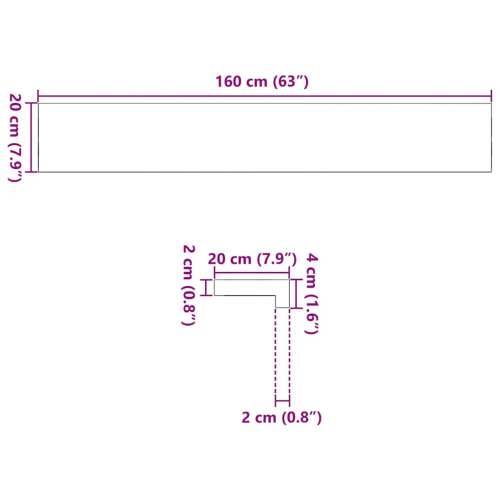Prozorske klupice 2 kom svijetlosmeđe 160x20x2 cm masivne hrast - Svjetlosmeđa 160 x 20 x 2 cm 1 Cijena
