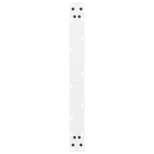Noge za klub stolić bijele 2 kom 60 x (30-31) cm čelik - Bijela 60 x (30-31) cm 2 1 Cijena