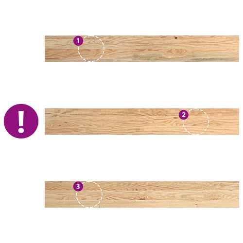 Prozorske klupice 2 kom 110x15x2 cm netretirane masivne hrast - Prirodna 110 x 15 x 2 cm 1 Cijena
