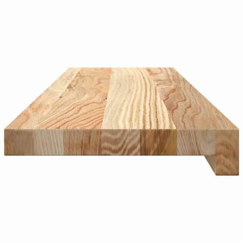 Prozorske klupice 2 kom 80x20x2 cm netretirane masivne hrast - Prirodna 80 x 20 x 2 cm 1 Cijena