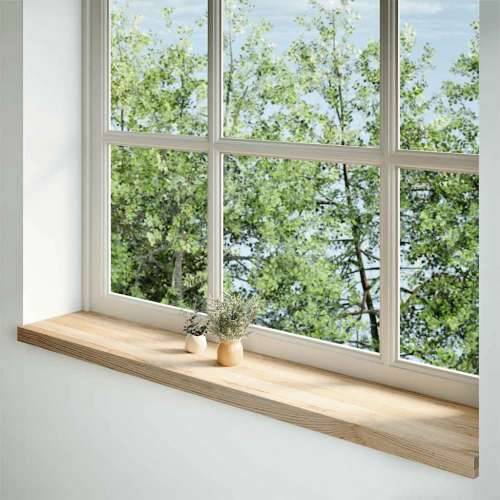 Prozorske klupice 2 kom 140x25x2 cm netretirane masivne hrast - Prirodna 140 x 25 x 2 cm 1 Cijena
