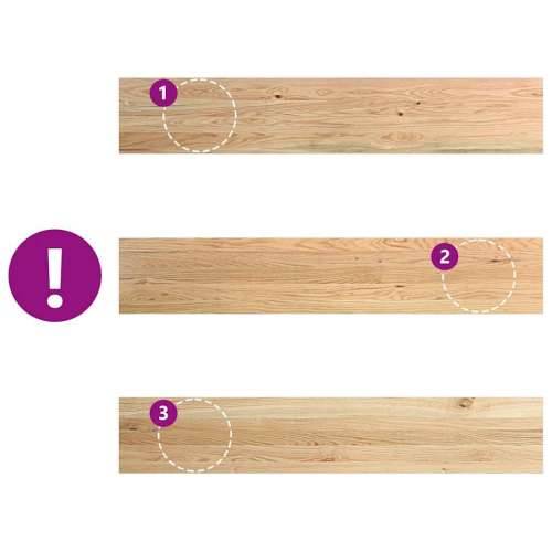 Prozorske klupice 2 kom 140x25x2 cm netretirane masivne hrast - Prirodna 140 x 25 x 2 cm 1 Cijena
