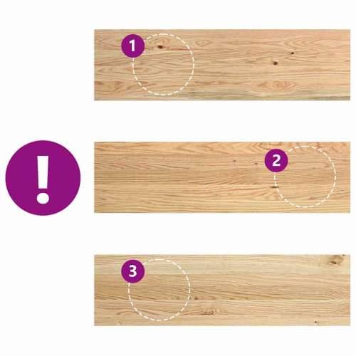 Prozorske klupice 2 kom 90x30x2 cm netretirane masivne hrast - Prirodna 90 x 30 x 2 cm 1 Cijena