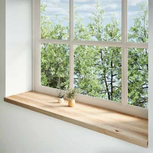 Prozorske klupice 2 kom 160x40x2 cm netretirane masivne hrast - Prirodna 160 x 40 x 2 cm 1 Cijena