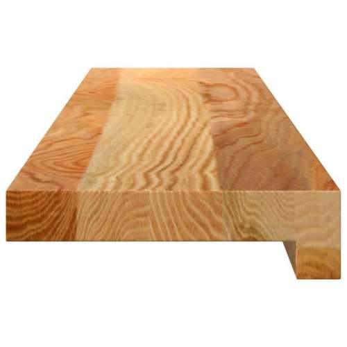 Prozorske klupice 2 kom svijetlosmeđe 80x15x2 cm masivne hrast - Svjetlosmeđa 80 x 15 x 2 cm 1 Cijena