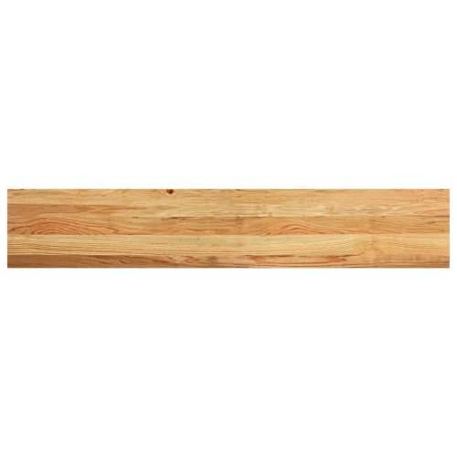 Prozorske klupice 2 kom svijetlosmeđe 140x25x2 cm masivne hrast - Svjetlosmeđa 140 x 25 x 2 cm 1 Cijena