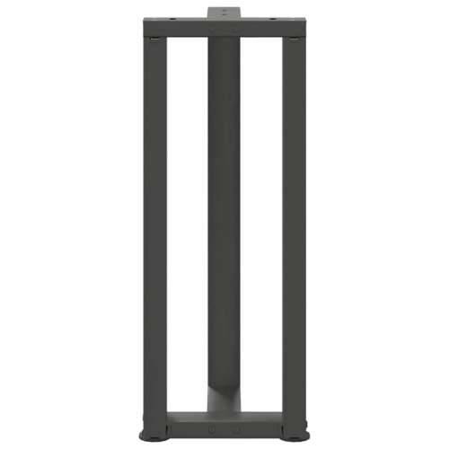 Noge za konzolni stol T-oblika 2 kom antracit 25x28x(72-73) cm čelik - Antracit 25 x 28 x (72-73) cm 2 1 Cijena