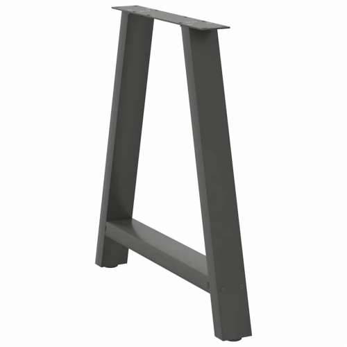 Noge za blagovaonski stol A-oblika 2 kom antracit 80 x (72-73) cm čelik - Antracit 80 x (72-73) cm 1 Cijena