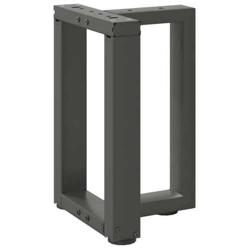 Noge za klub stolić T-oblika 2 kom antracit 28x25x(42-43) cm čelik - Antracit 28 x 25 x (42-43) cm 1 Cijena