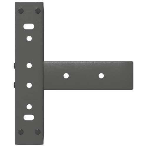 Noge za klub stolić T-oblika 2 kom antracit 28x25x(42-43) cm čelik - Antracit 28 x 25 x (42-43) cm 1 Cijena