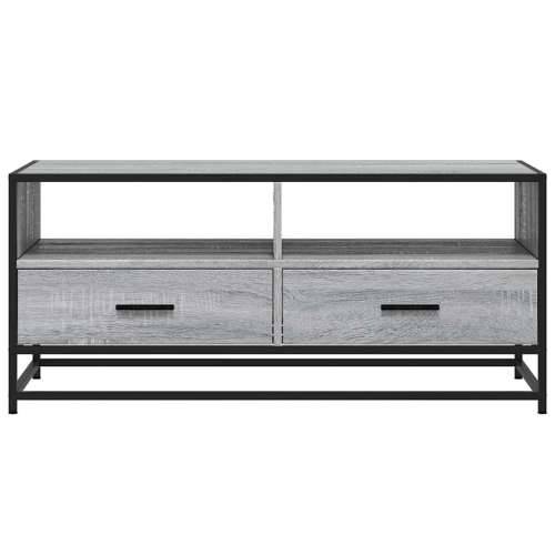 Stolić za kavu siva boja hasta 100x50x45 cm od drva i metala - Sivi hrast sonoma 1 Cijena