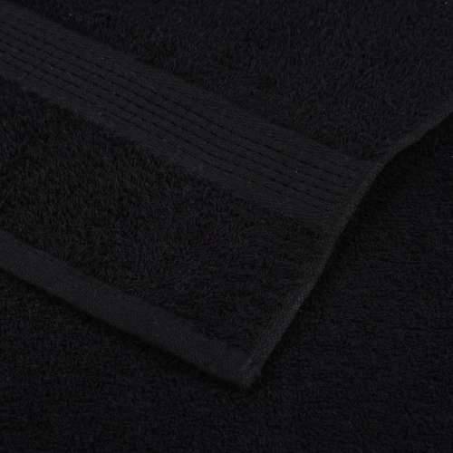 6-dijelni set ručnika crni 360 gsm 100 % pamuk - Crna 1 Cijena