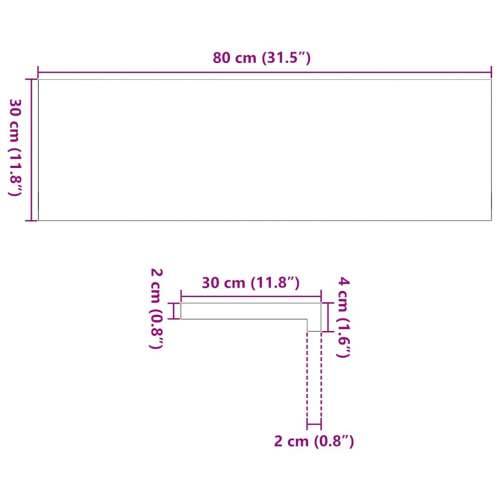 Gazišta za stepenice 16 kom od netretirane masivne hrastovine - Prirodna 80 x 30 x 2 cm 16 Cijena