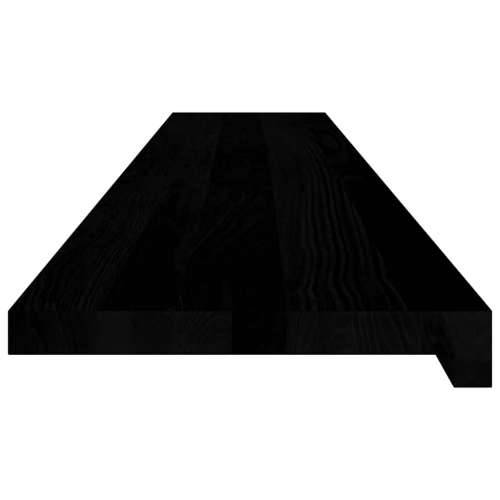 Prozorske klupice 2 kom tamnosmeđe 140x25x2 cm masivne hrast - Tamno smeđa 140 x 25 x 2 cm 1 Cijena