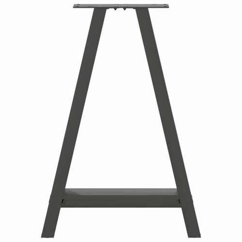 Noge za blagovaonski stol A-oblika 2 kom antracit 60 x (72-73) cm čelik - Antracit 60 x (72-73) cm 1 Cijena
