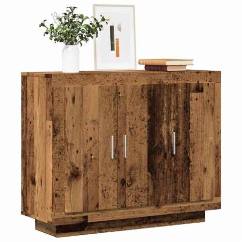 Komoda boja staro drvo 92x35x75 cm od konstruiranog drva - Staro drvo 1 Cijena