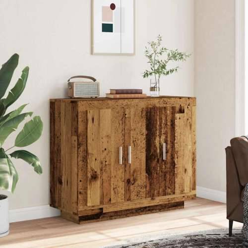 Komoda boja staro drvo 92x35x75 cm od konstruiranog drva - Staro drvo 1 Cijena
