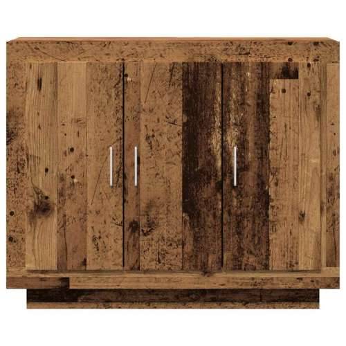 Komoda boja staro drvo 92x35x75 cm od konstruiranog drva - Staro drvo 1 Cijena