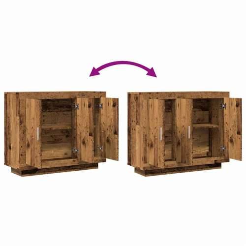 Komoda boja staro drvo 92x35x75 cm od konstruiranog drva - Staro drvo 1 Cijena