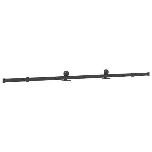 Gornja vodilica za klizna vrata 213,5 cm čelični crni - 213.5 cm 1 Cijena