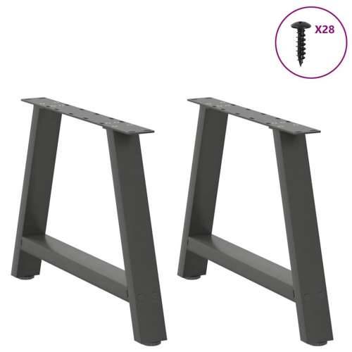 Noge za klub stolić A-oblika 2 kom antracit 70 x (42-43) cm čelik - Antracit 70 x (42-43) cm 1 Cijena