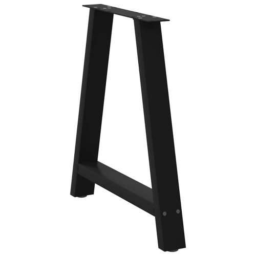 Noge za blagovaonski stol A-oblika 2 kom Crne 80 x (72-73) cm Čelik - Crna 80 x (72-73) cm 1 Cijena