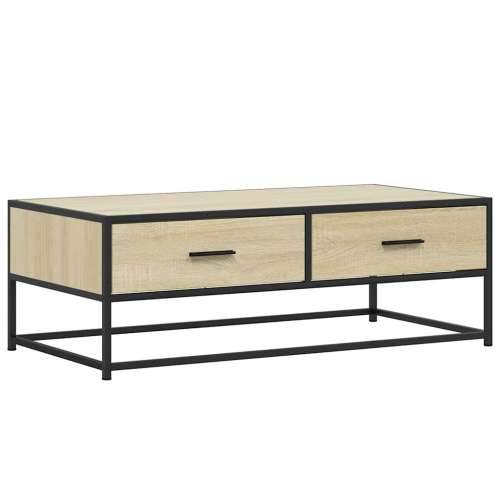 Stolić za kavu boja hrasta sonome 100x50x35 cm od drva i metala - sonoma hrast 1 Cijena