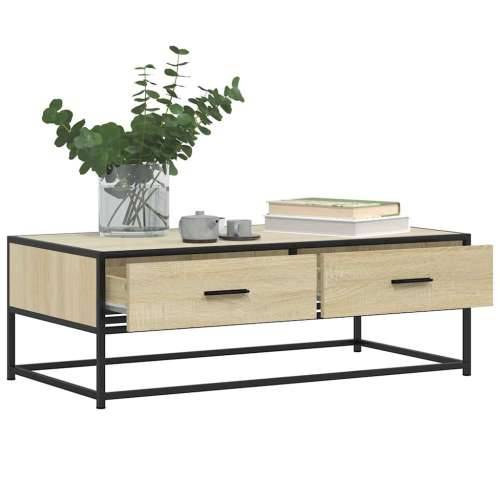 Stolić za kavu boja hrasta sonome 100x50x35 cm od drva i metala - sonoma hrast 1 Cijena