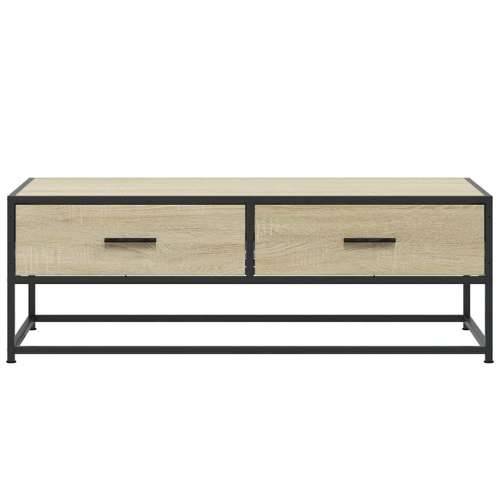 Stolić za kavu boja hrasta sonome 100x50x35 cm od drva i metala - sonoma hrast 1 Cijena