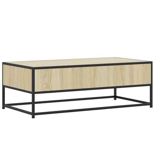 Stolić za kavu boja hrasta sonome 100x50x35 cm od drva i metala - sonoma hrast 1 Cijena