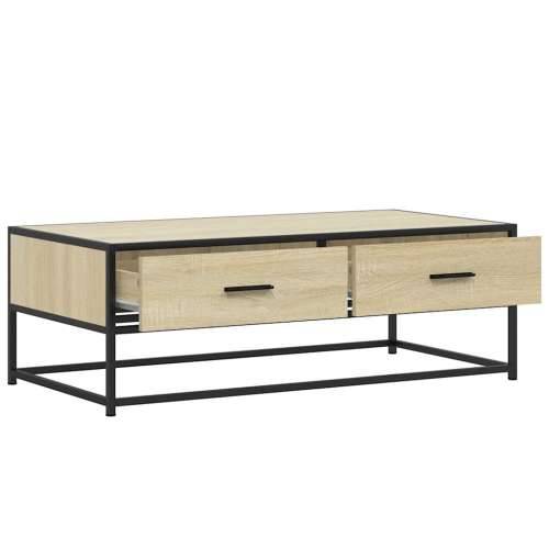 Stolić za kavu boja hrasta sonome 100x50x35 cm od drva i metala - sonoma hrast 1 Cijena